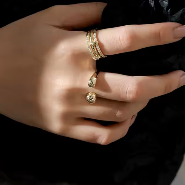 EverClassic Ring - 18 K Gold Plated (Adjustable)