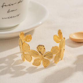 Blossom Bracelet - 18 K Gold Plated