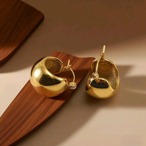 Everyday Hoops - 18 K Gold Plated