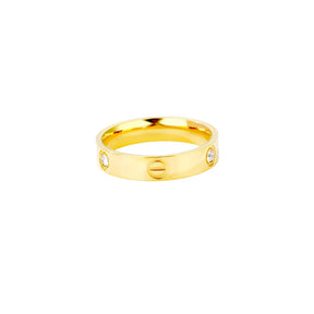 Cartier Love Ring - 18 K Gold Plated