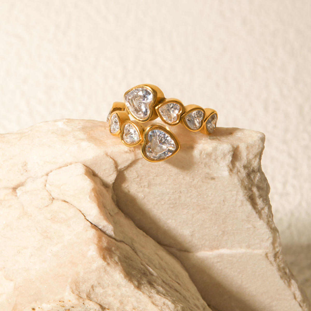 Romisca Ring - 18 K Gold Plated