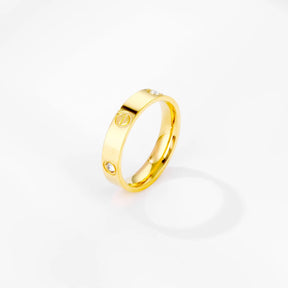 Cartier Love Ring - 18 K Gold Plated
