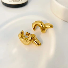 Meadow Glow Earring - 18 K Gold Plated