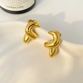 Meadow Glow Earring - 18 K Gold Plated