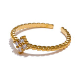 Eternal Grace Ring - 18 K Gold Plated (Adujstable)