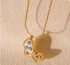 Quiet Spark Pendant - 18 K Gold Plated