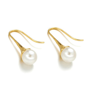 Pearl Romance Earring - 18 K Gold Plated
