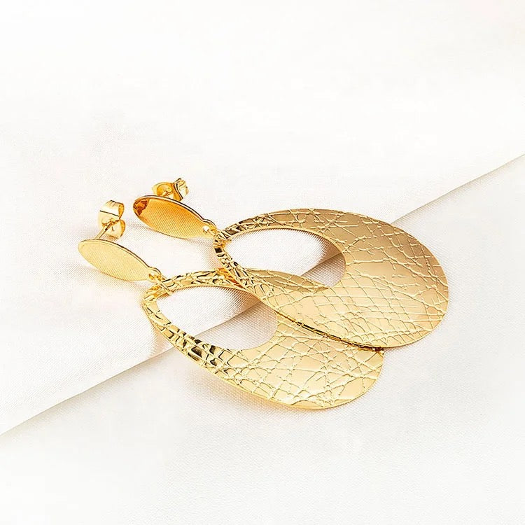 Starlet Drop Earring - 18 K Gold Plated