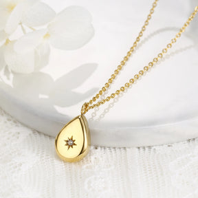 Dew Drop Neckpiece- 18 K Gold Plated