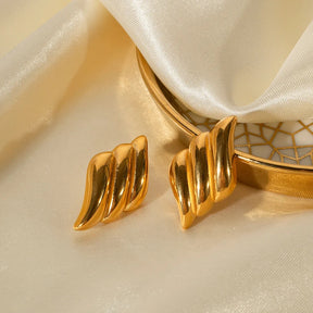 Alina Earring - 18 K Gold Plated