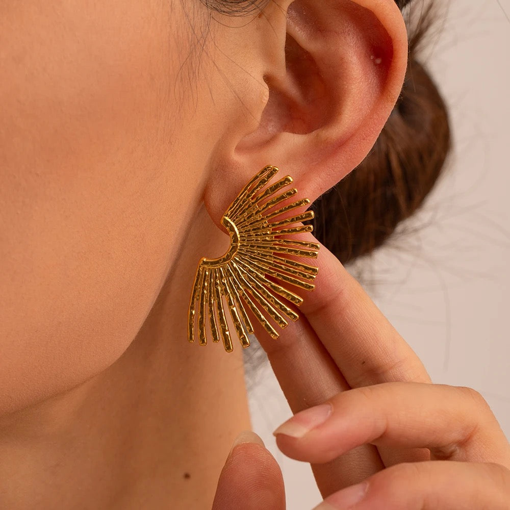 Sunara Earring - 18 K Gold Plated