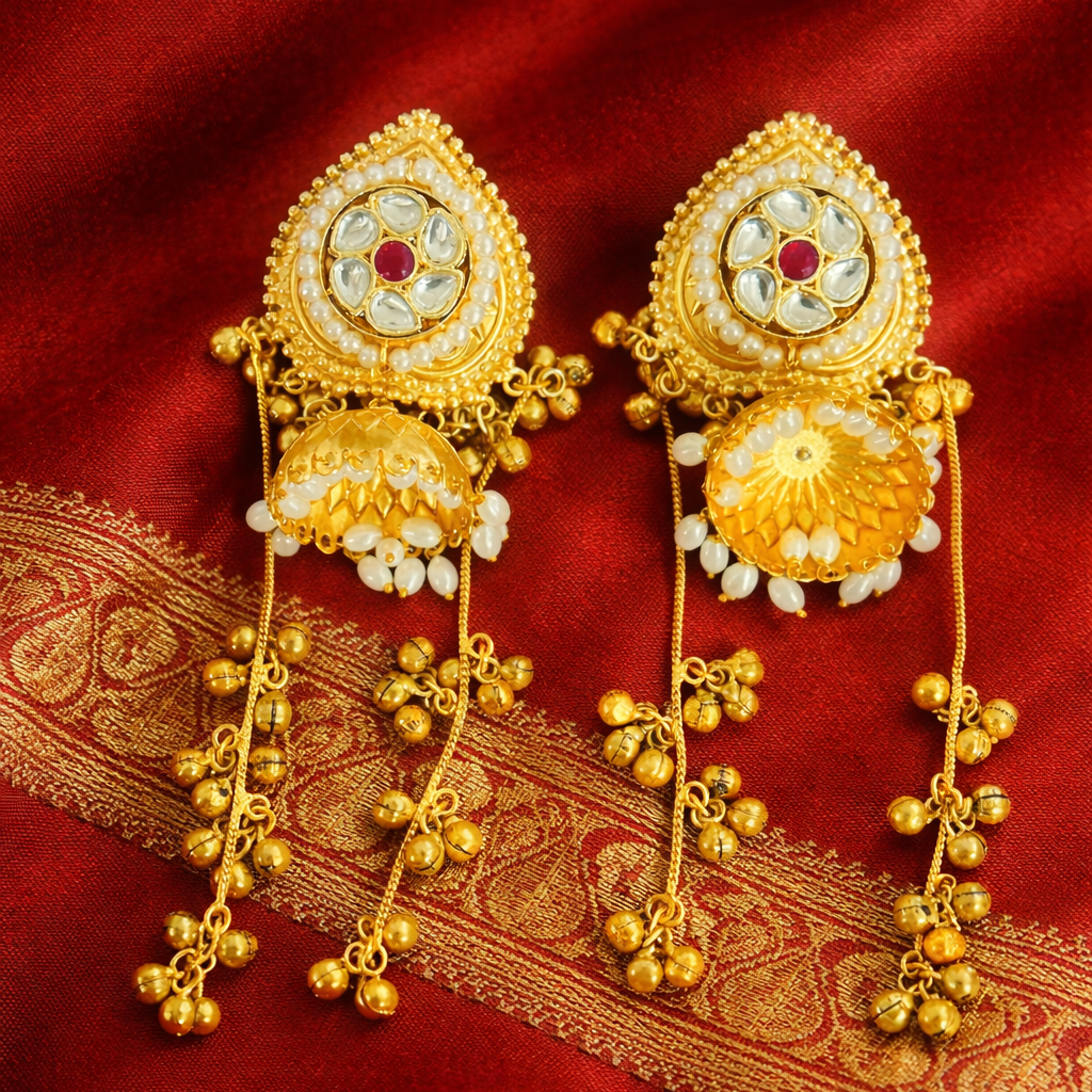 Wular Ghungroo Jhumka