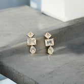 Silk Drop Earring - 18 K Gold Plated