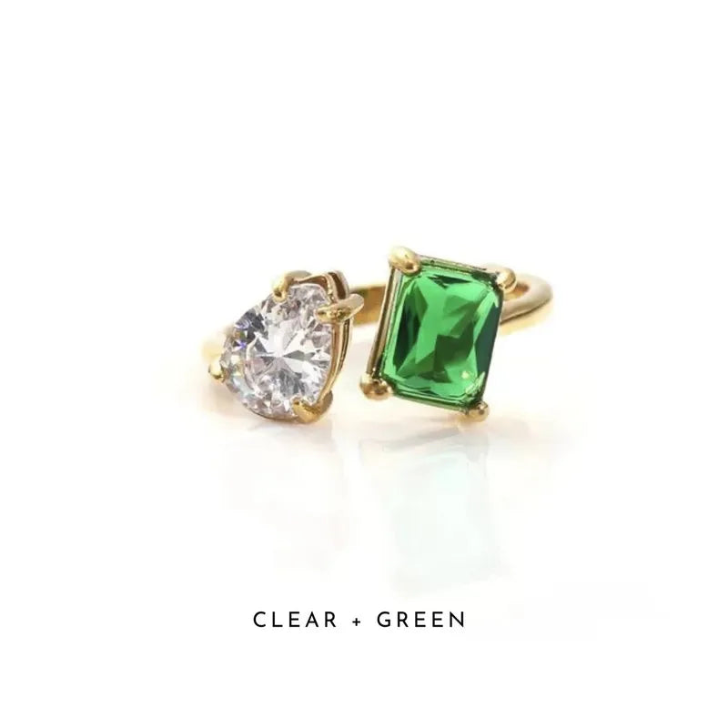 Diora Ring- 18 K Gold Plated (Adjustable)