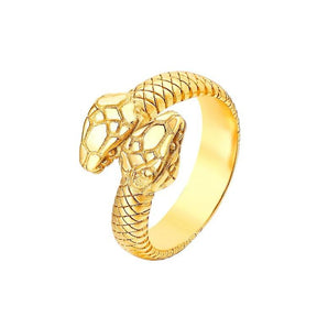 Dual Snake Wrap Ring