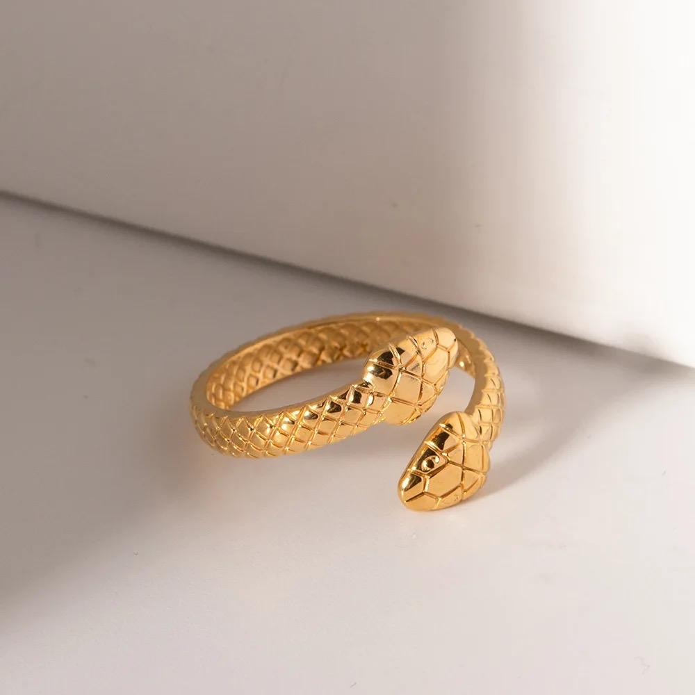 Dual Snake Wrap Ring