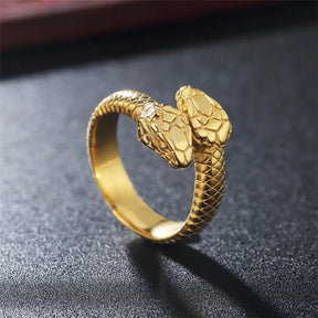 Dual Snake Wrap Ring