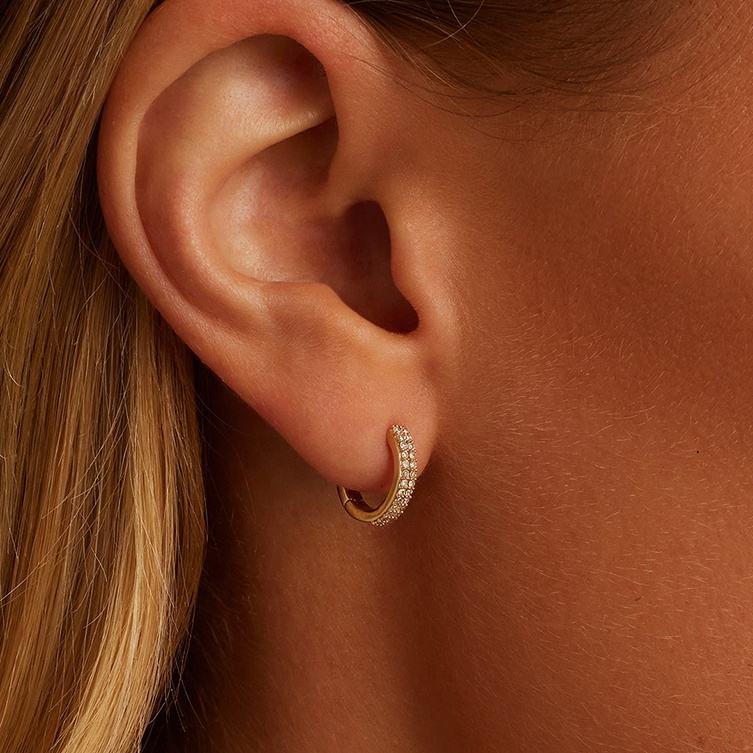 Suvreen Earring - 18 K Gold Plated