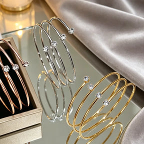 Cosmic Bracelet - 18 K Gold Plated
