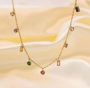 Twinkle Neckpiece- 18 K Gold Plated