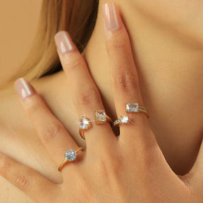 Lustre Ring – 18K Gold Plated (Adjustable)
