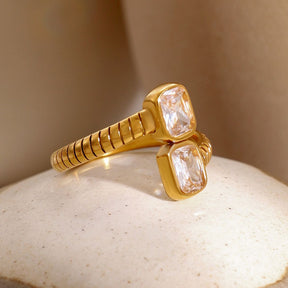 Lustre Ring – 18K Gold Plated (Adjustable)