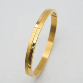 Flint - 18 K Gold (Men's Openable Bracelet)
