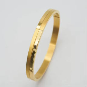 Flint - 18 K Gold (Men's Openable Bracelet)