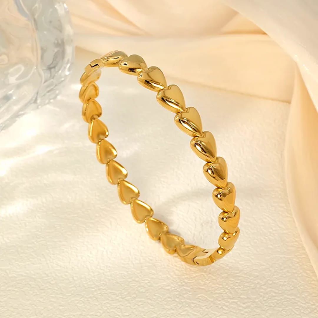 LinkedLove Bracelet - 18 K Gold Plated
