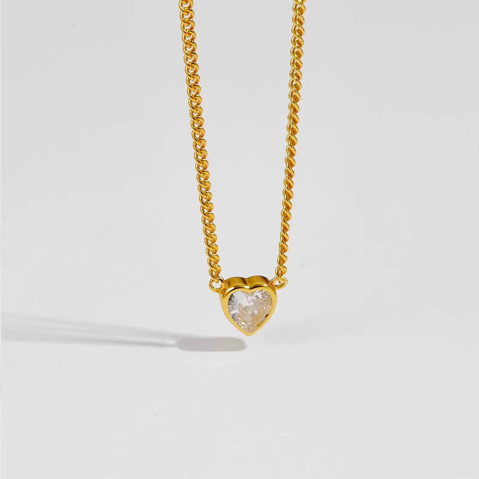 Amoris Pendant Set - 18 K Gold Plated