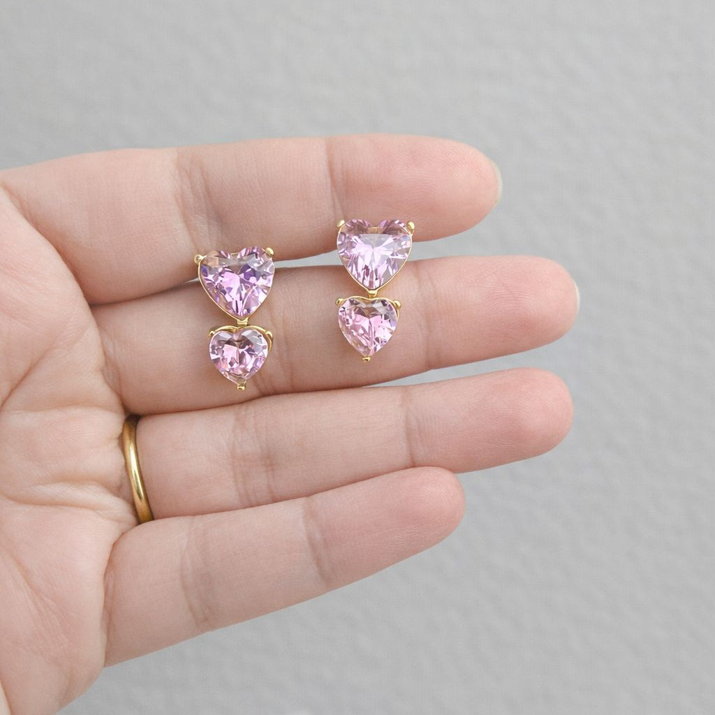 Opal Grace Earring - 18 K Gold Plated