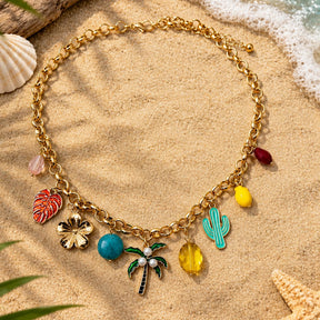 Sea You Soon Neckpiece – 18K Gold Plated