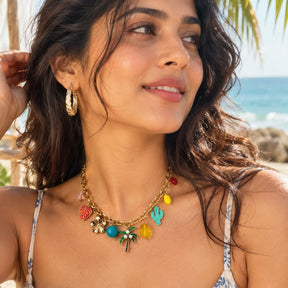 Sea You Soon Neckpiece – 18K Gold Plated