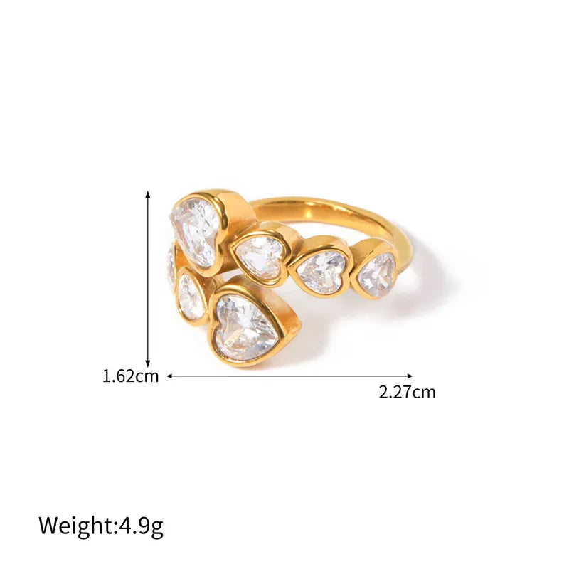 Romisca Ring - 18 K Gold Plated