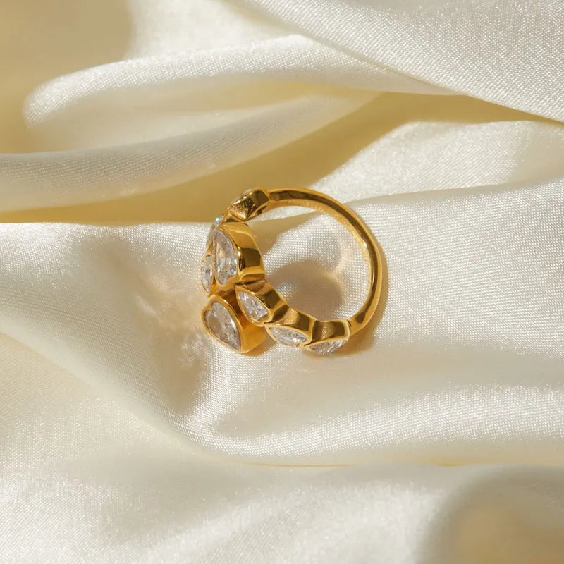 Romisca Ring - 18 K Gold Plated