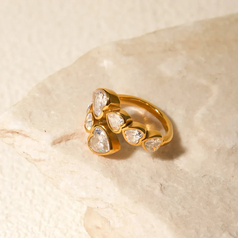 Romisca Ring - 18 K Gold Plated