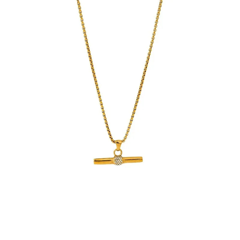 Pretty Girl Neckpiece- 18 K Gold Plated