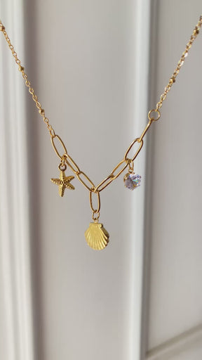 Infinite Wishes Neckpiece - 18 K Gold Plated