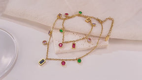 Twinkle Neckpiece- 18 K Gold Plated
